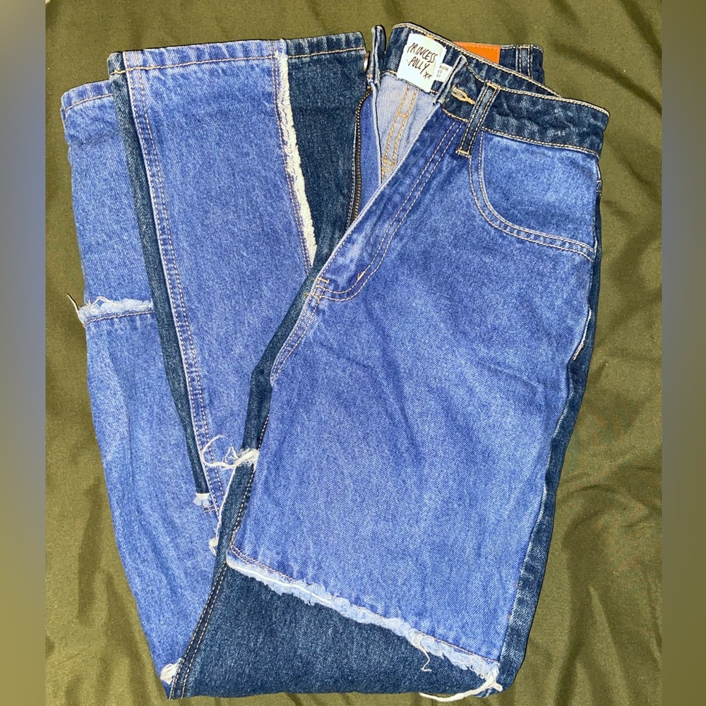 Patchwork Denim Jeans